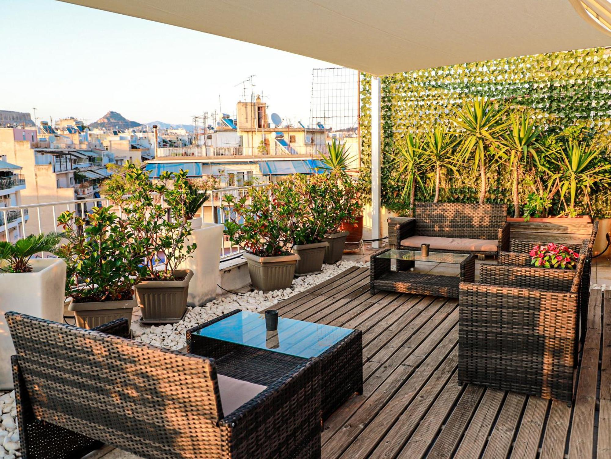 Renovated Studio With Roof Garden Access, 15 M Walk To Acropolis Apartment Atena Exterior foto